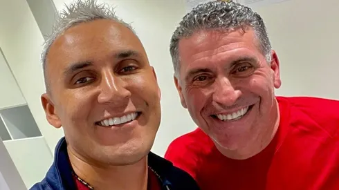 Navas se mostró muy agradecido con el técnico Luis Fernando Suárez (Facebook, Navas)