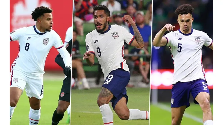 Tres grandes jugadores de Estados Unidos
