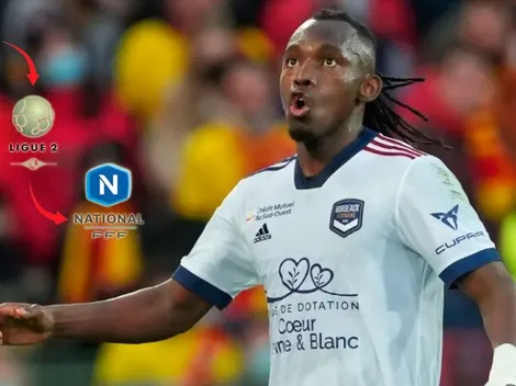 Girondins de Burdeos de Alberth Elis es enviado a la tercera división