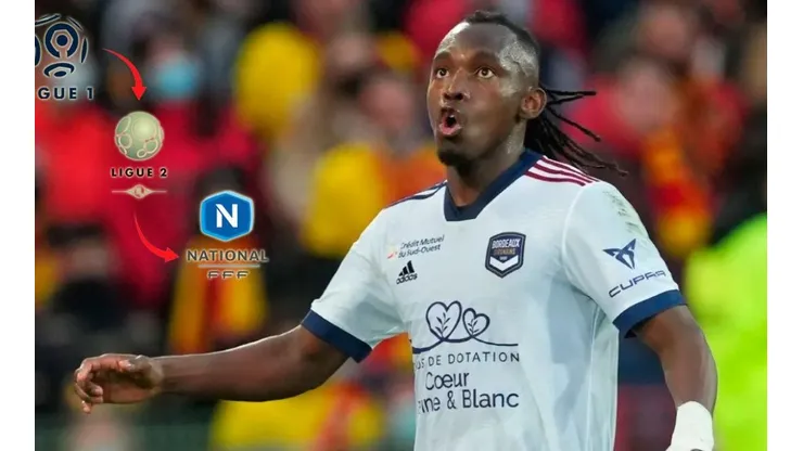 Girondins de Burdeos de Alberth Elis es enviado a la tercera división