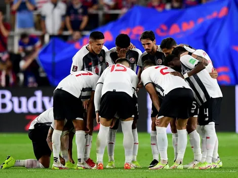 Alineación oficial de Costa Rica ante Nueva Zelanda