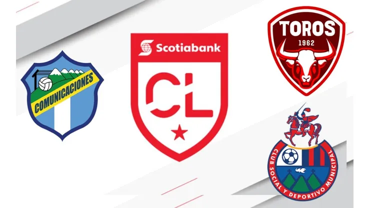 Liga Concacaf 2022: definidos los rivales de Comunicaciones, Malacateco y Municipal