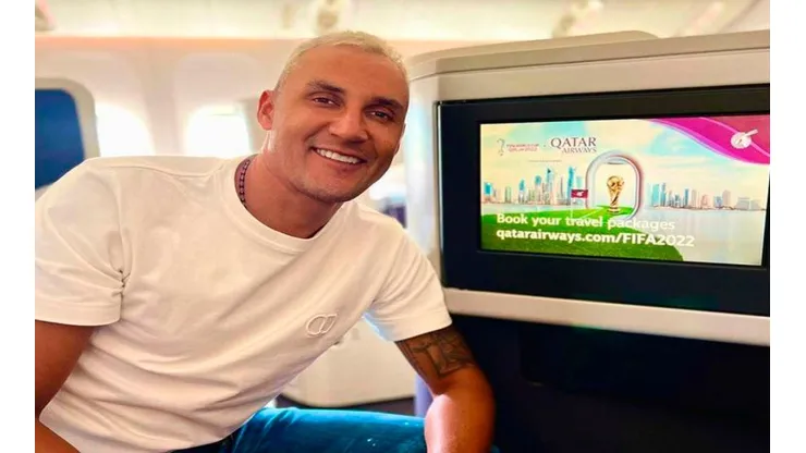 Keylor Navas ya está en Qatar para el repechaje de Costa Rica vs. Nueva Zelanda.