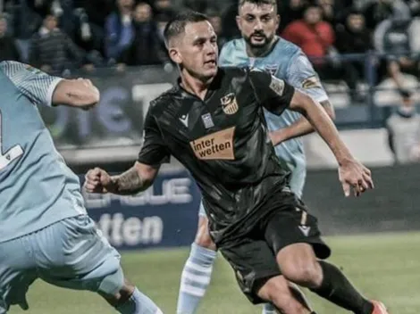 Cristopher Núñez elegido el mejor jugador de su equipo en Grecia