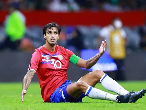 Bryan Ruiz no estará ante Panamá en la Liga de Naciones