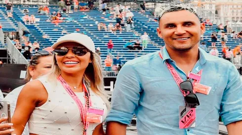 Keylor Navas disfrutó del Gran Premio de Mónaco de Fórmula 1 previo al repechaje mundialista.