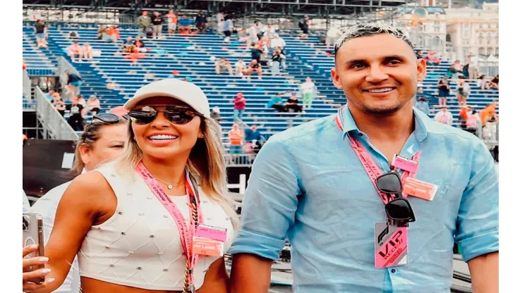 Keylor Navas disfrutó del Gran Premio de Mónaco de Fórmula 1 previo al repechaje mundialista.