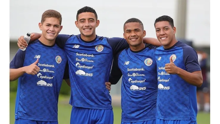 Jóvenes jugadores de la Selección de Costa Rica (Fedefut CRC)