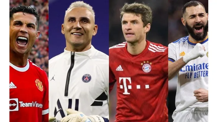 Jugadores con más finales de UEFA Champions League jugadas