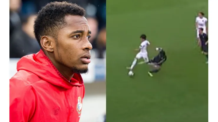 Amir Murillo realiza una fuerte entrada a rival