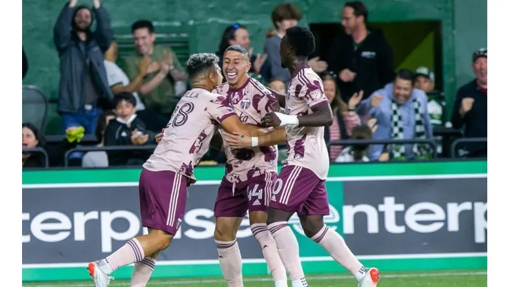 Marvin Loría anotó en goleada del Portland Timbers ante Kansas City.