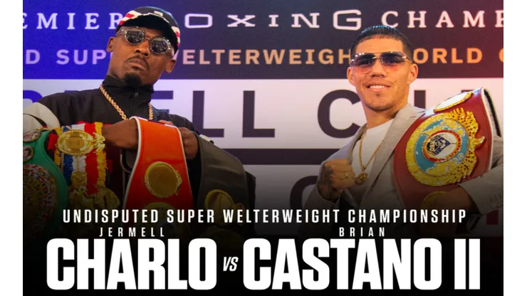 Brian Castaño vs. Jermell Charlo II: día, horario, canal de TV y streaming para ver hoy la pelea EN VIVO en Centroamérica.