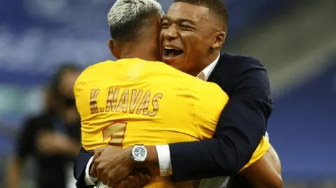 Keylor Navas y Kylian Mbappé se juntaron en Madrid