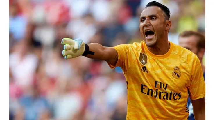 Vistiendo los colores del Real Madrid, Navas alzó 3 trofeos de Champions League (Getty)