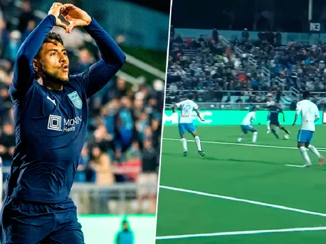 Walmer Martínez marca un golazo para el Monterey Bay de la USL [VIDEO]