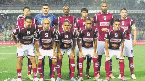 Esta fue la formación estelar de Saprissa en la final del Verano 2014 ante Alajuelense (Saprissa)