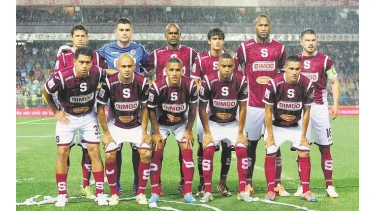 Esta fue la formación estelar de Saprissa en la final del Verano 2014 ante Alajuelense (Saprissa)