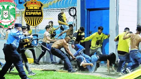 La policía cataloga de alto riesgo el Real España vs Marathón