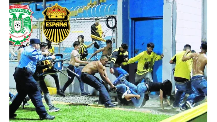 La policía cataloga de alto riesgo el Real España vs Marathón