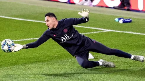 Keylor Navas se lució en la práctica del PSG