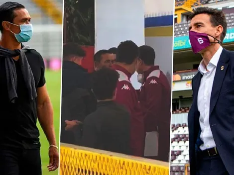 Fuerte cruce entre Centeno y Catalina tras la victoria del Saprissa [VIDEO]