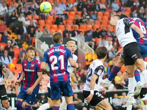 Oscar Duarte le da el empate al Levante ante Valencia [VIDEO]