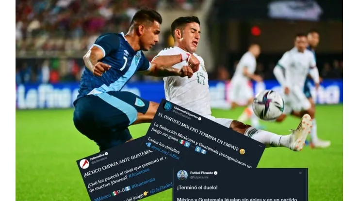 La prensa mexicana furiosa tras el empate con Guatemala