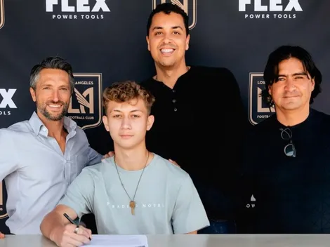 Nathan Ordaz firma contrato profesional con Los Angeles FC