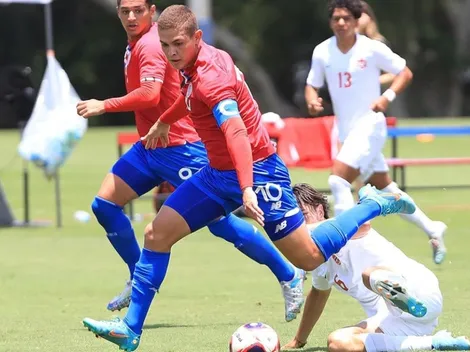 Costa Rica vuelve a derrotar a Canadá, esta vez a nivel sub-20