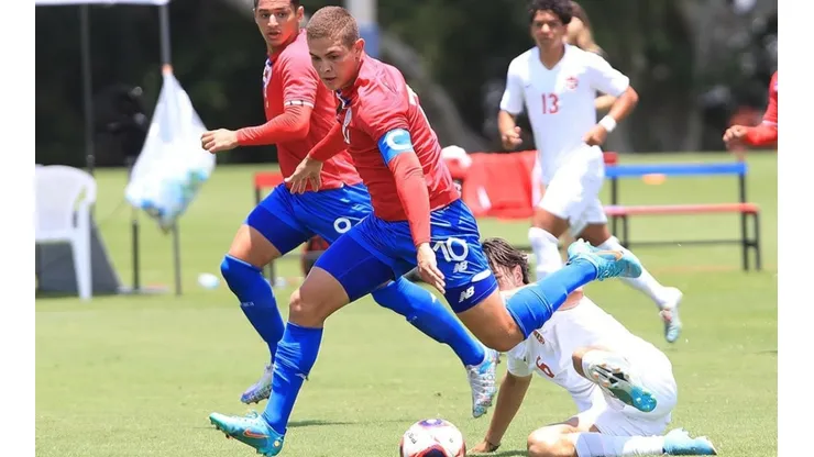 Brandon Aguilera, capitán de la Selección Sub-20 de Costa Rica (Fedefut CRC)