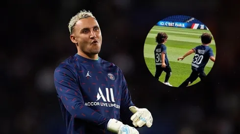 Los hijos de Messi pusieron a prueba los reflejos de Keylor Navas [VIDEO]
