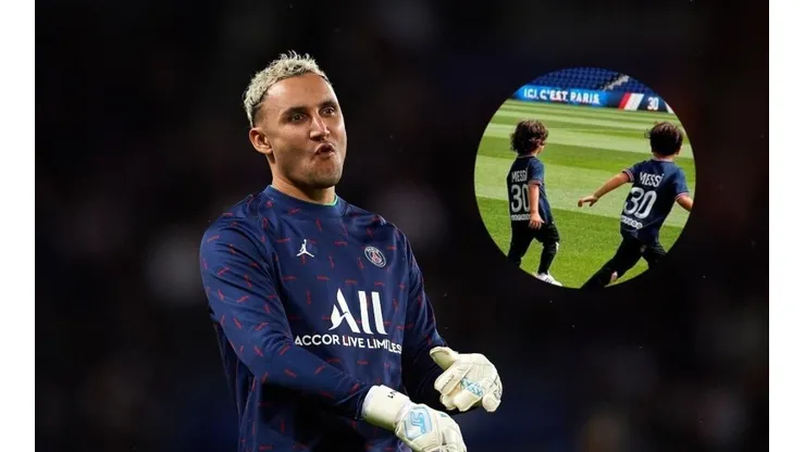 Los hijos de Messi pusieron a prueba los reflejos de Keylor Navas [VIDEO]