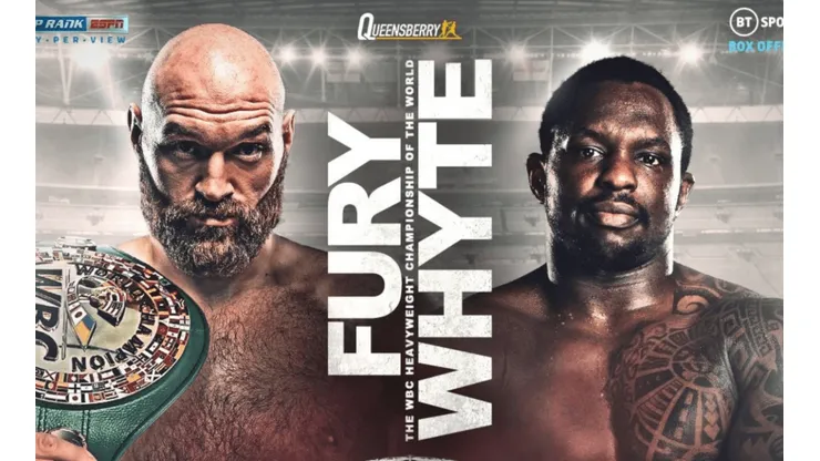 ◉ EN VIVO | Tyson Fury vs. Dillian Whyte: día, horario y por qué canal de TV y streaming ver hoy la pelea EN VIVO en Centroamérica.