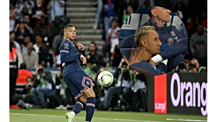 La reacción de Keylor Navas tras un fallo increíble de Mbappé [VIDEO]