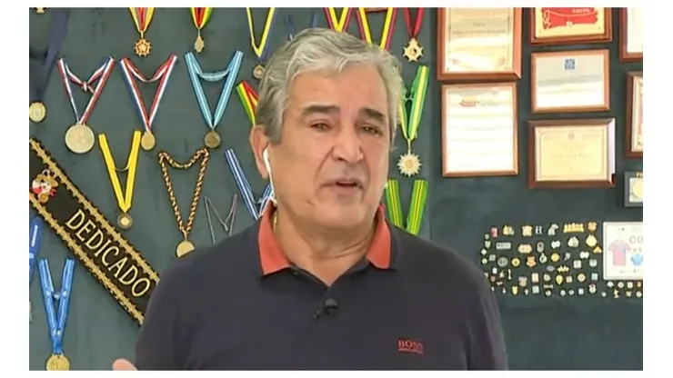 Jorge Luis Pinto no pudo evitar el llanto al hablar de la muerte de su amigo Freddy Rincón (Noticias Caracol, Twitter)