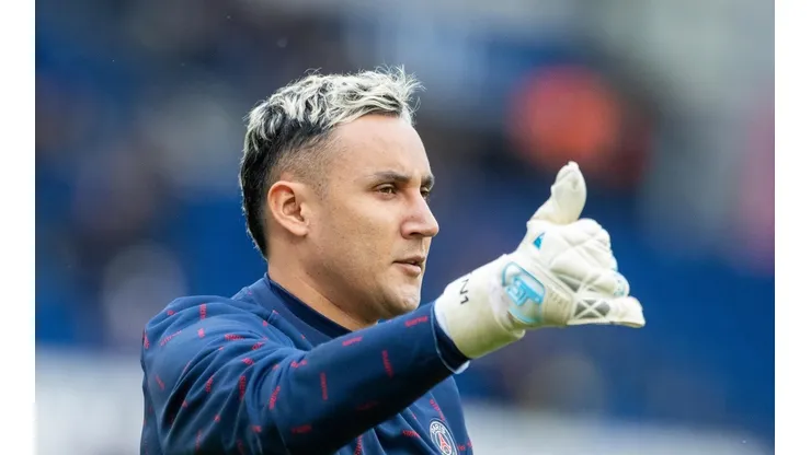 Keylor Navas volvió a entrenarse con el grupo en PSG