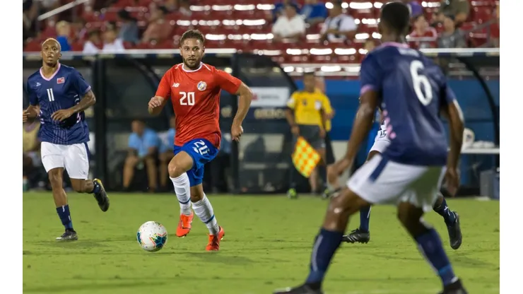 Elías Aguilar con la Selección en Copa Oro (Getty)