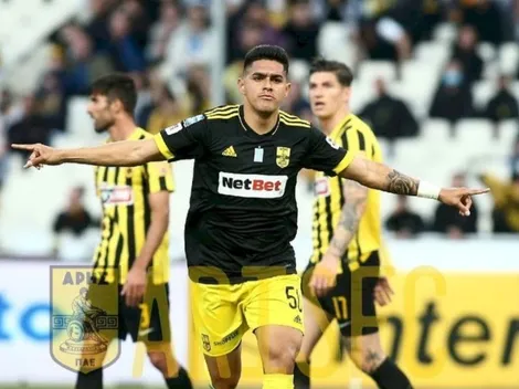 Luis Palma anota su primer gol con Aris Salónica [VIDEO]