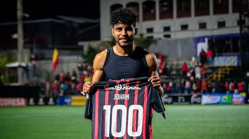 Johan Venegas llegó a 100 goles en Primera División de Costa Rica.
