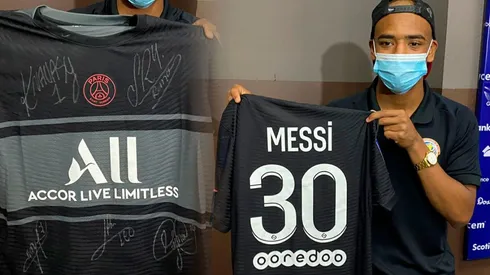 Keylor Navas cumplió la apuesta con tremendo regalo a Jewison Bennette.