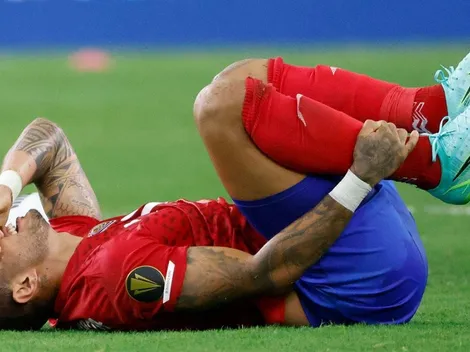 Ronald Matarrita muestra cómo quedó su tobillo tras plancha de Kaye