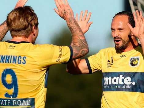 Marco Ureña marcó doblete con Central Coast Mariners en Australia (VIDEO)