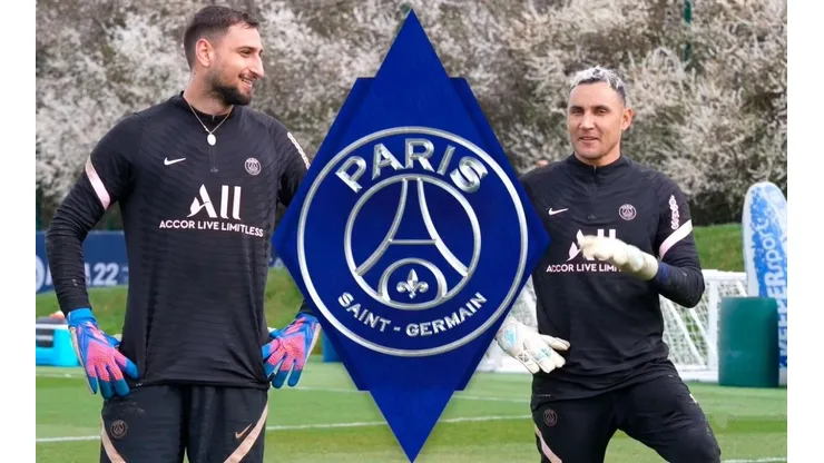 Keylor Navas y Gianliugi Donnarumma compartieron un video del PSG