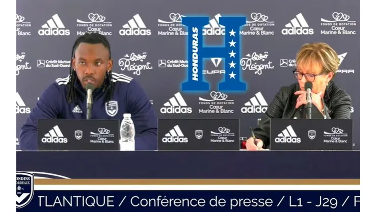 Alberth Elis se refiere a la Selección de Honduras en conferencia del Bordeaux