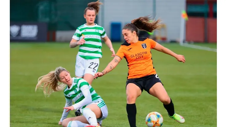 Priscilla Chinchilla marcó en importante victoria del derbi de Glasgow.
