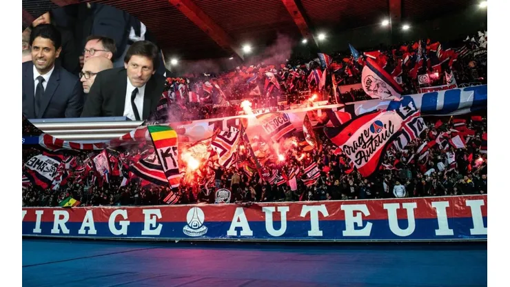 Ultras del PSG piden la salida de Al-Khelaifi y Leonardo