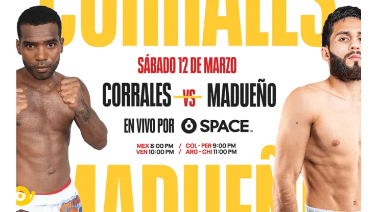 Jezreel Corrales vs. Miguel Madueño: cuándo, a qué hora y por qué canal de TV ver EN DIRECTO la pelea en Centroamérica.