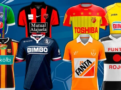 Las 10 camisetas más lindas y las 10 más feas en fútbol de Costa Rica
