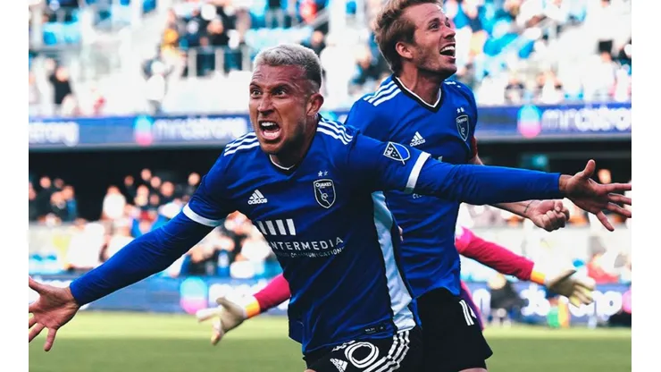 Francisco Calvo anotó su primer doblete con San Jose Earthquakes.