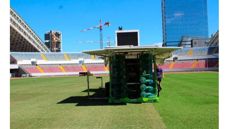Otro legado de la Copa Mundial de la FIFA: el Estadio Nacional tendrá cancha híbrida.